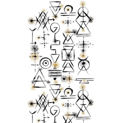A.S. Création Carta da parati da parati da parete in stile etnico su 2,80 m x 1,59 m, colore: Bianco A.S. Création Carta da parati da parati da parete in stile etnico su 2,80 m x 1,59 m, colore: Bianco