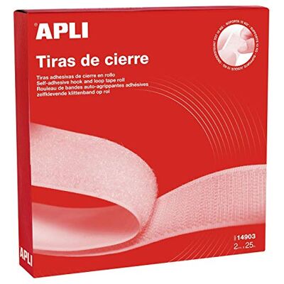 APLI Nastro adesivo, 2 cm x 25 m, colore: Bianco APLI Nastro adesivo, 2 cm x 25 m, colore: Bianco