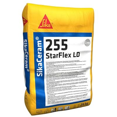 SIKA Adesivo per piastrelle Ceram 255 StarFlex LD Bianco 25kg SIKA Adesivo per piastrelle Ceram 255 StarFlex LD Bianco 25kg