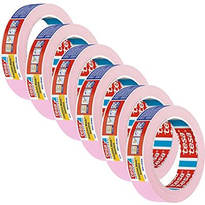 Tesa Precision Masking Tape 4333 per superfici sensibili interne, estremamente piatto Rosa chiaro, 50 m x 25 mm ciascuno, confezione da 6 Tesa Precision Masking Tape 4333 per superfici sensibili interne, estremamente piatto Rosa chiaro, 50 m x 25 mm ciascuno, confezione da 6