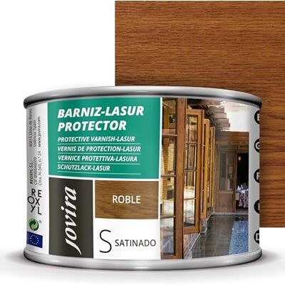 JOVIRA PINTURAS - Lasur Protector Satinato - Oak - 0.375 L - Vernice legno JOVIRA PINTURAS - Lasur Protector Satinato - Oak - 0.375 L - Vernice legno