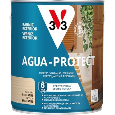 V33 VERNICE LEGNO ESTERNO ACQUA PROTECT INCOLORE, 2.5 V33 VERNICE LEGNO ESTERNO ACQUA PROTECT INCOLORE, 2.5