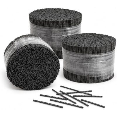 Fibermix Macrofibra 40 mm per calcestruzzo, sostituto dell'acciaio, 8 kg disco Sostituisce armatura e rete elettrosaldata, ideale per platee, massetti e pavimenti industriali, alta resistenza agli urti Fibermix Macrofibra 40 mm per calcestruzzo, sostituto dell'acciaio, 8 kg disco Sostituisce armatura e rete elettrosaldata, ideale per platee, massetti e pavimenti industriali, alta resistenza agli urti