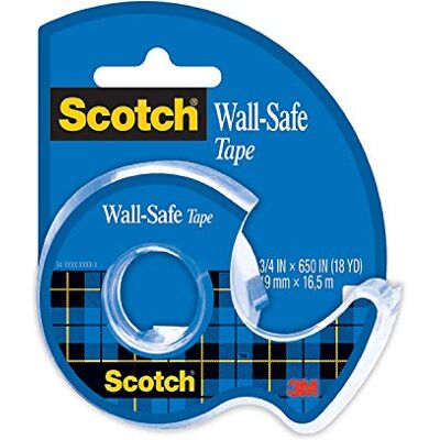 Scotch Wall Safe Nastro opaco conserva parete 16,5 m x 19 mm Scotch Wall Safe Nastro opaco conserva parete 16,5 m x 19 mm