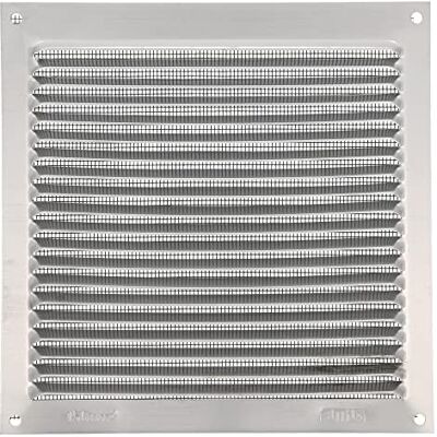 Amig Griglia Quadrata in Alluminio con Zanzariera Griglie di Ventilazione per Uscita d'Aria Ideale per Soffitto di Cucina e Bagno Misure 170 x 170 MM Colore Argento Amig Griglia Quadrata in Alluminio con Zanzariera Griglie di Ventilazione per Uscita d'Aria Ideale per Soffitto di Cucina e Bagno Misure 170 x 170 MM Colore Argento