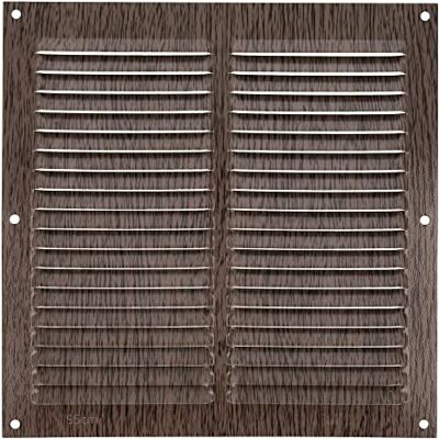 Amig Griglia Quadrata in Alluminio Griglie di Ventilazione per Presa d'aria Ideale per Soffitto Cucina e Bagno Dimensioni: 200 x 200 mm Colore: Marrone Amig Griglia Quadrata in Alluminio Griglie di Ventilazione per Presa d'aria Ideale per Soffitto Cucina e Bagno Dimensioni: 200 x 200 mm Colore: Marrone