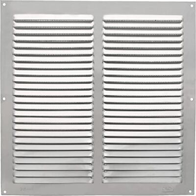 Amig Griglia quadrata in alluminio con zanzariera Griglia di ventilazione per uscita aria Ideale per soffitto di cucina e bagno Dimensioni 00 x 00 mm Colore argento Amig Griglia quadrata in alluminio con zanzariera Griglia di ventilazione per uscita aria Ideale per soffitto di cucina e bagno Dimensioni 00 x 00 mm Colore argento