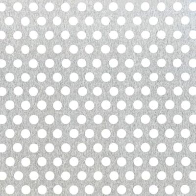 Alberts Lamiera Forata, Alluminio, 250 x 500 x 0,8 mm Alberts Lamiera Forata, Alluminio, 250 x 500 x 0,8 mm