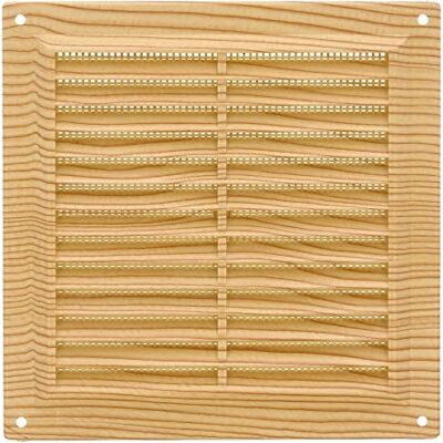 Amig Griglia quadrata in plastica con zanzariera Griglie di ventilazione per presa d'aria Adatto per soffitto cucina e bagno Dimensioni: 170 X 170 MM Colore: pino Amig Griglia quadrata in plastica con zanzariera Griglie di ventilazione per presa d'aria Adatto per soffitto cucina e bagno Dimensioni: 170 X 170 MM Colore: pino