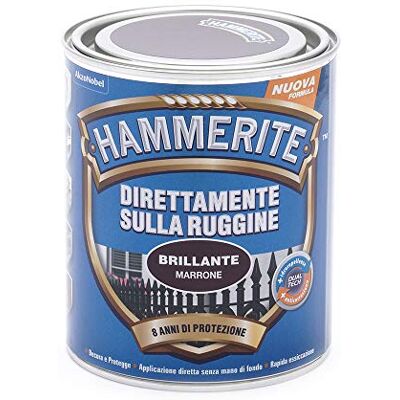 Hammerite Direttamente Sulla Ruggine Brillante Marrone 0.75 l Hammerite Direttamente Sulla Ruggine Brillante Marrone 0.75 l