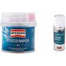 AREXONS 0190197 8454 Stucco Rapido Faidate Gr200, Grigio Chiaro & 3432 Speciale Metalli Fondo Riempitivo, 400 Ml