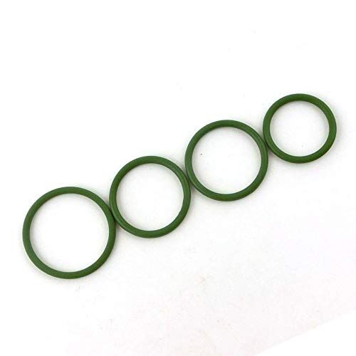 Generico 20pcs 3,5 millimetri di spessore verde FKM O Ring guarnizioni di tenuta 23/24/25/26/27/28/29/30/31/32 / 33mm Guarnizioni OD fluoro gomma O-ring (Taglia : 33x26x3.5m)