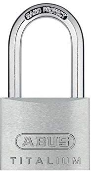 Abus Candado TITALIUM de 40 mm arco largo llaves