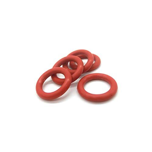 Generico 50pcs in silicone rosso O anello guarnizione Spessore 4mm O-Ringen Seal OD 15 millimetri-35 millimetri VMQ buona elasticità ring guarnizioni di tenuta Lavatrici (Taglia : 30x22x4mm)