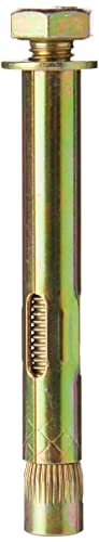 Merriway Elemento di Ancoraggio a Tassello con Bullone a Testa Esagonale, M8, Bianco, 10 x 80 mm, Set di 4 Pezzi