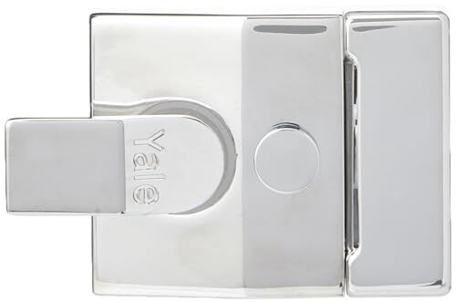 YALE Locks P85 Serratura di sicurezza Nightlatch, finitura cromata, 40 mm