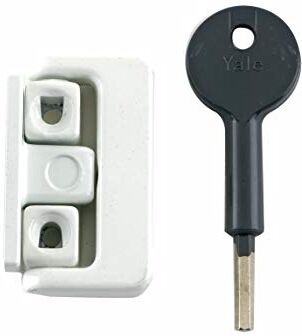 YALE Locks 8K101 Chiavistello per finestra, colore: Bianco