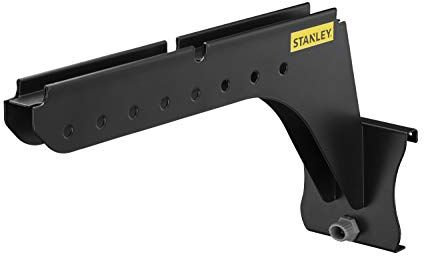 Stanley Supporto per Ripiano Track Wall, Nero