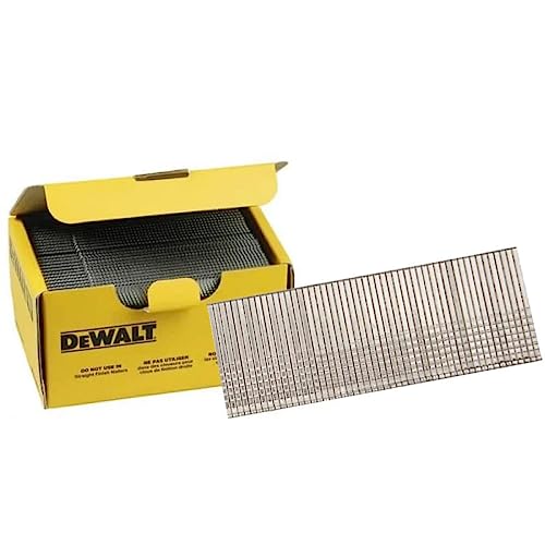 DeWalt , GROPPINI 18 GAUGE Inclinazione 0° ACCIAIO INOSSIDABILE Diametro 1,25mm Lunghezza 30mm, Utensili Compatibili DPN1850PP, XJ, Confezione 5000 pezzi