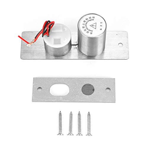 SUNGOOYUE Mini Serratura a Chiavistello Elettrico, DC12V Mini Serratura Elettrica da Infilare a 2 Fili Sistema di Controllo Accessi di Sicurezza della Porta Serratura della Porta