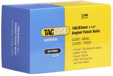 Tacwise 16G Chiodi Angolati a Stecca, Inclinati da 63 mm