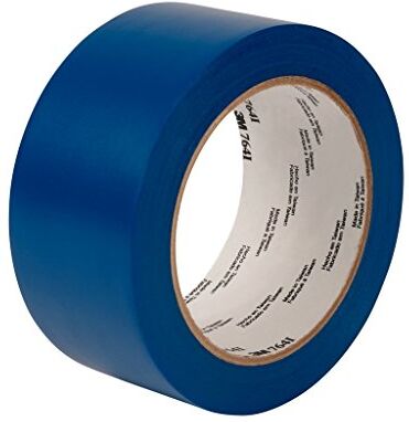 3M 764I Nastro Vinilico Multiuso, 50 mm X 33 m, 24 Pezzi, Blue