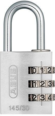 Abus Candado combinación aluminio 30mm plata