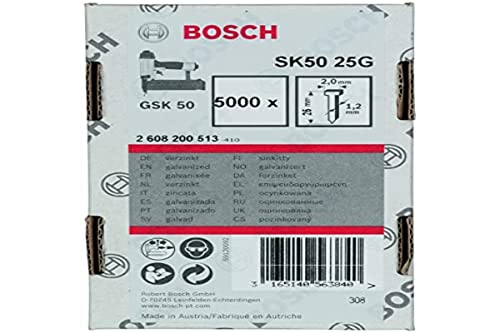Bosch Chiodo a testa svasata 1,2/18g SK50 25G