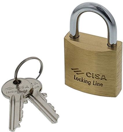 CISA 1500, Lucchetto Bici Locking Line, Ottone, 50 mm