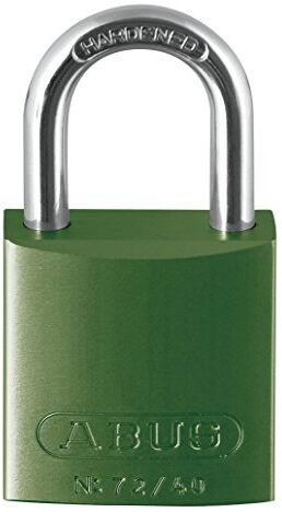 Abus -72/40_VERDE Candado Aluminio arco de acero endurecido 40 mm Verde