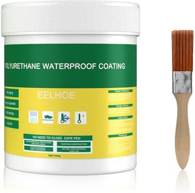 Forhome 300 g di rivestimento impermeabile trasparente, sigillante impermeabile invisibile, agente impermeabile invisibile, colla a prova di perdite per interni ed esterni