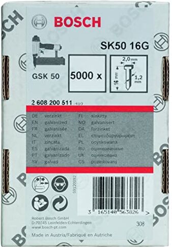 Bosch Chiodo a testa svasata 1,2/18g SK50 16G