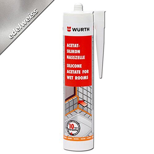 Würth Acetato – Silicone umido cellule Edelweiss cartuccia 310 ml