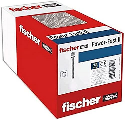 Fischer Power-Fast-II-6, filettatura completa Pozi Drive, 4,0x25