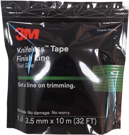 3M Finish Line Knifeless Tape, nastro adesivo rimovibile, 3,5 mm x 10 m (32 ft) per il taglio di pellicole.