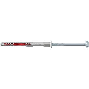 Fischer Tasselli Prolungati DuoXpand FUS 10x120 con Vite a Testa Esagonale Flangiata in Acciaio Zincato, 50 Pz, Fischer Tasselli Prolungati DuoXpand FUS 10x120 con Vite a Testa Esagonale Flangiata in Acciaio Zincato, 50 Pz,