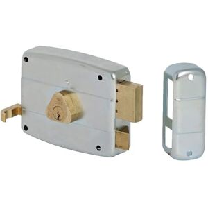 CISA Serratura per Porte in Ferro da Applicare 170179 Serratura Cancello Esterno in Acciaio Zincato con Cilindro e Tirante in ottone Entrata 60 Mano Destra CISA Serratura per Porte in Ferro da Applicare 170179 Serratura Cancello Esterno in Acciaio Zincato con Cilindro e Tirante in ottone Entrata 60 Mano Destra