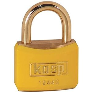 Kasp Lucchetto in ottone, 40 mm, arco in ottone, giallo Kasp Lucchetto in ottone, 40 mm, arco in ottone, giallo