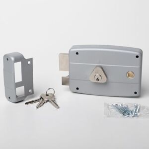CISA Serratura per Porte in Ferro da Applicare 160295 Serratura Cancello Esterno in Acciaio Verniciato Grigio con Cilindro nichelato Entrata 60 Mano Sinistra CISA Serratura per Porte in Ferro da Applicare 160295 Serratura Cancello Esterno in Acciaio Verniciato Grigio con Cilindro nichelato Entrata 60 Mano Sinistra