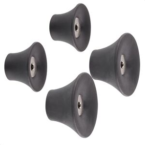 WAGNER hooks4home Set di ganci da parete di design TULIP 4 pezzi Ø 38 x 24 mm e Ø 50 x 30 mm, plastica e acciaio zincato, nero 17030024 WAGNER hooks4home Set di ganci da parete di design TULIP 4 pezzi Ø 38 x 24 mm e Ø 50 x 30 mm, plastica e acciaio zincato, nero 17030024