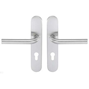 Set maniglie in inox BRICARD 666458 su piastra Tempo Pop - Maniglie porta Set maniglie in inox BRICARD 666458 su piastra Tempo Pop - Maniglie porta