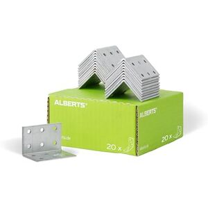 Connettori in Legno Alberts Rivestiti di Zinc - Angoli di Fissaggio Connettori in Legno Alberts Rivestiti di Zinc - Angoli di Fissaggio