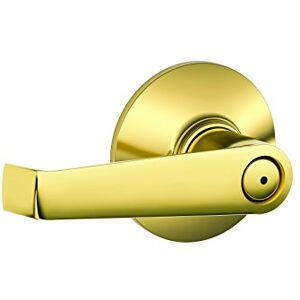 Schlage F40VELA605 Ottone Lucido Serratura di privacy - Serratura per porta Schlage F40VELA605 Ottone Lucido Serratura di privacy - Serratura per porta