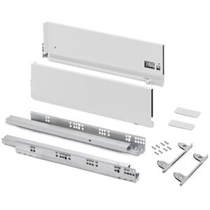 Emuca Modello 3188212 Cassetto in Acciaio Bianco con Regolazione 3D - Cassetto Emuca Modello 3188212 Cassetto in Acciaio Bianco con Regolazione 3D - Cassetto