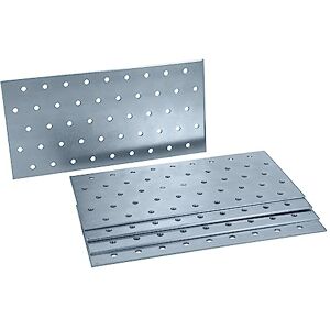 Connettore in acciaio Helpmate - 6 pezzi - 100x200mm - Connettore legno Connettore in acciaio Helpmate - 6 pezzi - 100x200mm - Connettore legno