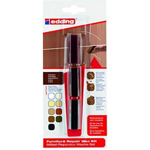 Edding , cera per riparazioni di mobili, 4-8901-1, set 8901 fai da te mogano Edding , cera per riparazioni di mobili, 4-8901-1, set 8901 fai da te mogano