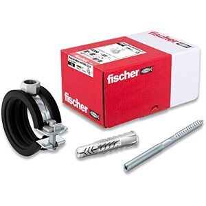 Fischer Set di fascette stringitubo FGRS 32 – 37 gvz, set di 30 pezzi: 10 morsetti giunti FGRS 32 – 37,10 pezzi vite stecca ST8 x 80,10 pezzi tasselli universali UX10 x 60, art. , nero Fischer Set di fascette stringitubo FGRS 32 – 37 gvz, set di 30 pezzi: 10 morsetti giunti FGRS 32 – 37,10 pezzi vite stecca ST8 x 80,10 pezzi tasselli universali UX10 x 60, art. , nero