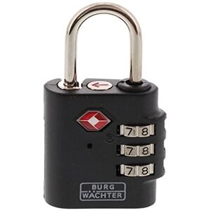 Burg-Wächter Burg Wächter Lucchetto regolabile TSA di sicurezza, spessore 3,5 mm, 3 rulli numerici, TSA 77 30 SB Burg-Wächter Burg Wächter Lucchetto regolabile TSA di sicurezza, spessore 3,5 mm, 3 rulli numerici, TSA 77 30 SB