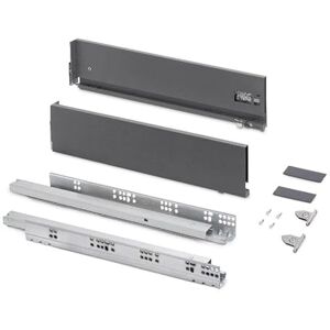 Emuca Modello 3188135 Cassetto in Acciaio con Regolazione 3D Emuca Modello 3188135 Cassetto in Acciaio con Regolazione 3D