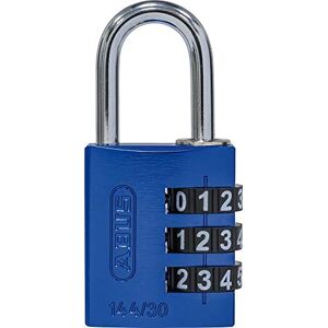 ABUS Lucchetto a combinazione con numeri grandi, blu, 30 mm ABUS Lucchetto a combinazione con numeri grandi, blu, 30 mm
